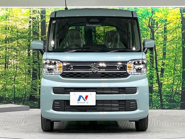 スペーシア ハイブリッドG 届出済未使用車 セーフティサポート オートエアコン LEDライト オートライト スマートキー プッシュスタート アイドリングストップ 横滑り防止装置 ライトレベライザー(14枚目)