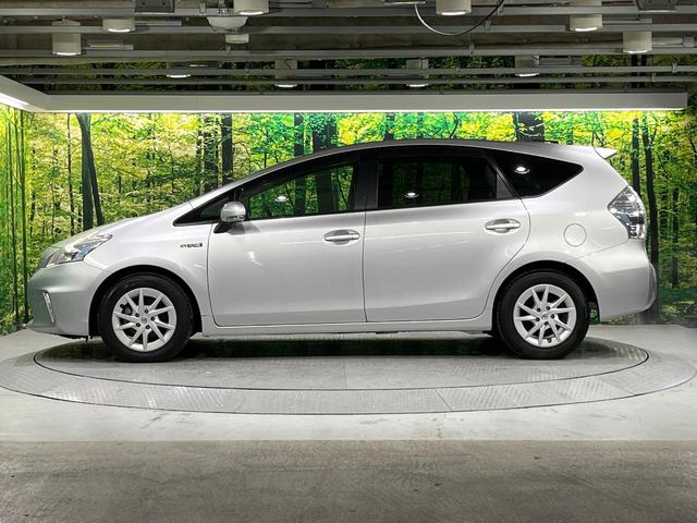 プリウスアルファ Ｓ　禁煙車　純正ナビ　Ｂｌｕｅｔｏｏｔｈ再生　バックカメラ　オートエアコン　オートライト　ＥＴＣ　ステアリングスイッチ　ウィンカーミラー　スマートキー　電動格納ミラー（34枚目）