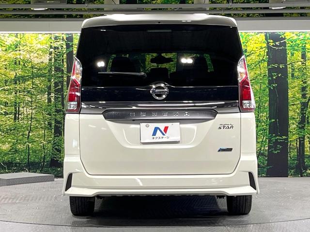 セレナ ハイウェイスター　Ｖセレクション　禁煙車　衝突軽減装置　純正９型ナビ　バックカメラ　フリップダウンモニター　両側電動スライド　ＥＴＣ　クルーズコントロール　後席サンシェード　ステアリングスイッチ　純正１６インチアルミ　スマートキー（15枚目）