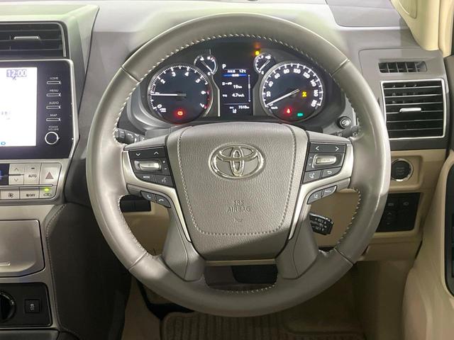 ランドクルーザープラド ＴＸ　Ｌパッケージ　４ＷＤ　サンルーフ　全周囲カメラ　メーカー９型ナビ　ブラインドスポットモニター　シートエアコン　ベージュ革シート　パワーシート　オートハイビーム　ＬＥＤライト　レーダークルーズ　セーフティセンス（11枚目）