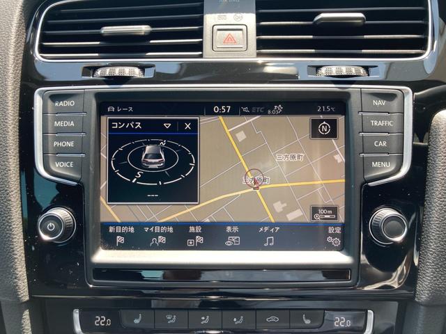 ゴルフＲ カーボンスタイル　冠水歴車ナビＢＴバックカメラＥＴＣカーボンスタイルナパレザーシート１００台限定車カーボンミラー専用レザーシート４ＷＤアダプティブクルコンプリクラッシュブレーキ衝突軽減ブレーキ１９インチアルミ（66枚目）