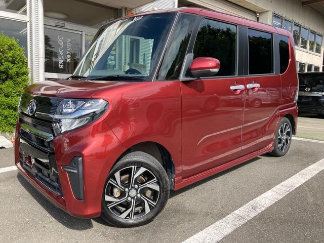 タント カスタムＸ　冠水歴車バックカメラスマートアシスト衝突軽減ブレーキ踏み間違え防止装置白線逸脱警報横滑り防止スマートキーＰスタートイモビ付両側パワースライドドアクリアランスソナーオートライトＬＥＤヘッド（2枚目）