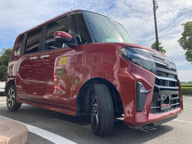 タント カスタムＸ　冠水歴車バックカメラスマートアシスト衝突軽減ブレーキ踏み間違え防止装置白線逸脱警報横滑り防止スマートキーＰスタートイモビ付両側パワースライドドアクリアランスソナーオートライトＬＥＤヘッド（3枚目）