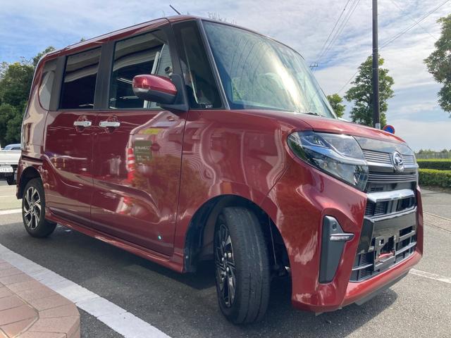 タント カスタムＸ　冠水歴車バックカメラスマートアシスト衝突軽減ブレーキ踏み間違え防止装置白線逸脱警報横滑り防止スマートキーＰスタートイモビ付両側パワースライドドアクリアランスソナーオートライトＬＥＤヘッド（4枚目）