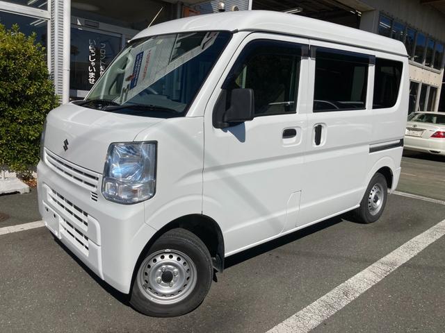 ＰＡリミテッド　ハイルーフ５ドア２／４人乗りリヤシート有荷台平床最大積載３５０ｋｇ２ＷＤ５ＭＴエアコンパワステプライバシーガラスキーレスエントリーセキュリティアラームヘッドライトレベライザー衝突安全ボディーラジオ付き(2枚目)