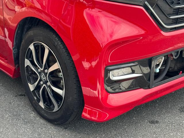 Ｎ－ＢＯＸカスタム Ｇ・Ｌホンダセンシング　雹害車ナビＴＶバックカメラＥＴＣ車載器付ＢＴ対応スマートキーＰスタートイモビ付ホンダセンシング衝突軽減ブレーキ付踏み間違え防止装置白線逸脱警報両側パワスラＬＥＤヘッド前席シートヒーター横滑り防止（21枚目）