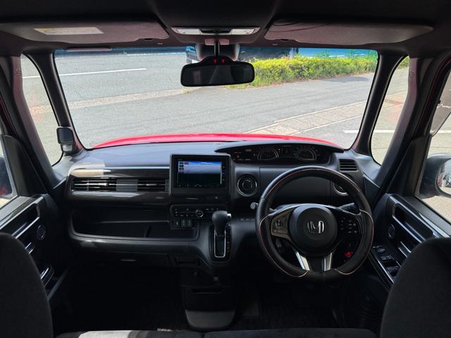 Ｎ－ＢＯＸカスタム Ｇ・Ｌホンダセンシング　雹害車ナビＴＶバックカメラＥＴＣ車載器付ＢＴ対応スマートキーＰスタートイモビ付ホンダセンシング衝突軽減ブレーキ付踏み間違え防止装置白線逸脱警報両側パワスラＬＥＤヘッド前席シートヒーター横滑り防止（48枚目）