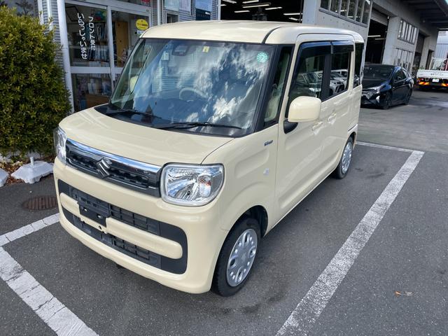 スペーシア ハイブリッドＸ　冠水歴車禁煙車バックカメラデュアルセンサーブレーキサポート衝突軽減ブレーキ踏み間違え防止装置スマートキーＰスタートサイドエアバッグＥＴＣ車載器両側パワースライドドア白線逸脱警報ハイブリッド車（2枚目）