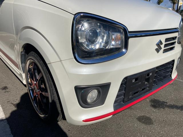 アルト ツインカムＲＳ　冠水歴車ナビＴＶバックカメラＥＴＣ禁煙車運転席シートヒータースマートキーＰスタートイモビライザーインタークーラーターボレーダーブレーキサポート衝突軽減ブレーキパドルシフト横滑り防止装置禁煙車（17枚目）