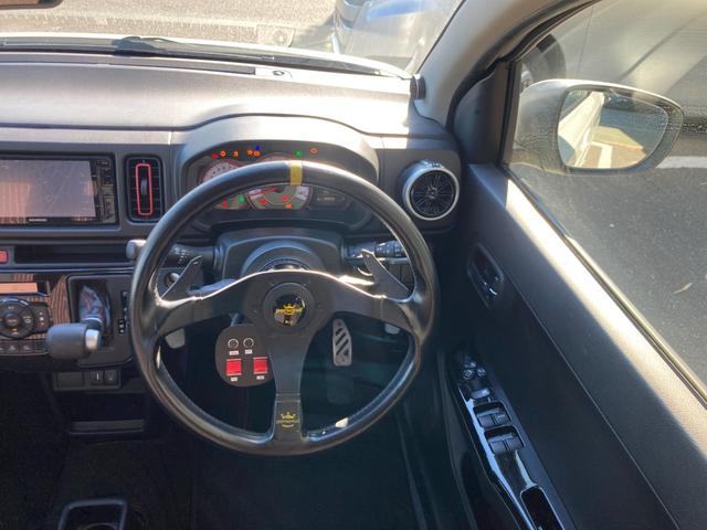 アルト ツインカムＲＳ　冠水歴車ナビＴＶバックカメラＥＴＣ禁煙車運転席シートヒータースマートキーＰスタートイモビライザーインタークーラーターボレーダーブレーキサポート衝突軽減ブレーキパドルシフト横滑り防止装置禁煙車（59枚目）
