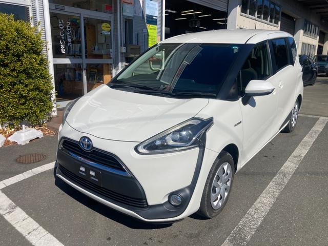 シエンタ ハイブリッドＧ　冠水歴車セーフティセンス衝突軽減ブレーキ付スマートキーＰスタートイモビライザー付ハイブリッド車両側パワースライドドアホワイトパールＥＴＣ車載器禁煙車オートマチックハイビームステアリングスイッチ（2枚目）