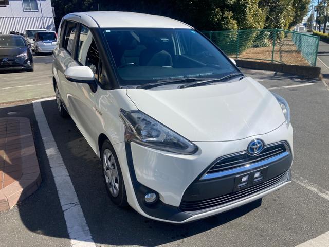 シエンタ ハイブリッドＧ　冠水歴車セーフティセンス衝突軽減ブレーキ付スマートキーＰスタートイモビライザー付ハイブリッド車両側パワースライドドアホワイトパールＥＴＣ車載器禁煙車オートマチックハイビームステアリングスイッチ（6枚目）