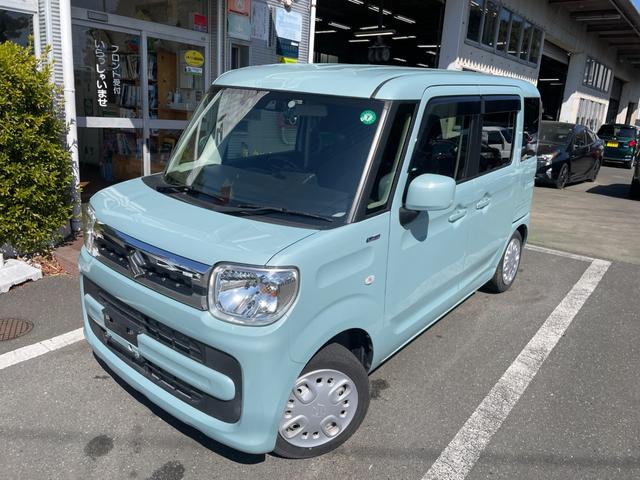スペーシア ハイブリッドＸ　冠水歴車４ＷＤ禁煙車デュアルカメラブレーキサポート衝突軽減ブレーキ踏み間違え防止装置サイドカーテンエアバッグ両側パワスラスマートキーＰスタートイモビ付ドラレコ前席シートヒーターハイブリッド車（2枚目）