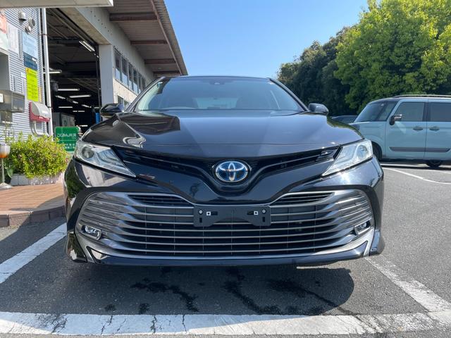 カムリ Ｇ　冠水歴車ナビＴＶバックカメラＥＴＣ車載器セーフティーセンス衝突軽減ブレーキ付プリクラッシュセーフティーオートマチックハイビーム横滑り防止禁煙パワートランクリッドＬＥＤヘッドドラレコハイブリッド車（3枚目）