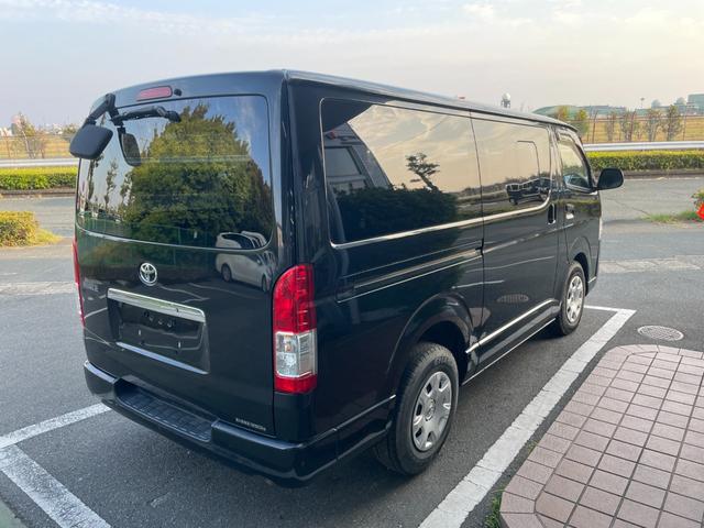 ハイエースバン ＤＸ　ＧＬパッケージ　冠水歴車ナビバックカメラＥＴＣ車載器ロング５ドア３／６人乗りオートマガソリン車衝突安全ボディーエアコンパワステパワーウィンドキーレスエントリーフル装備電格ミラーフォグランプ最大積載１２５０ｋｇ（9枚目）