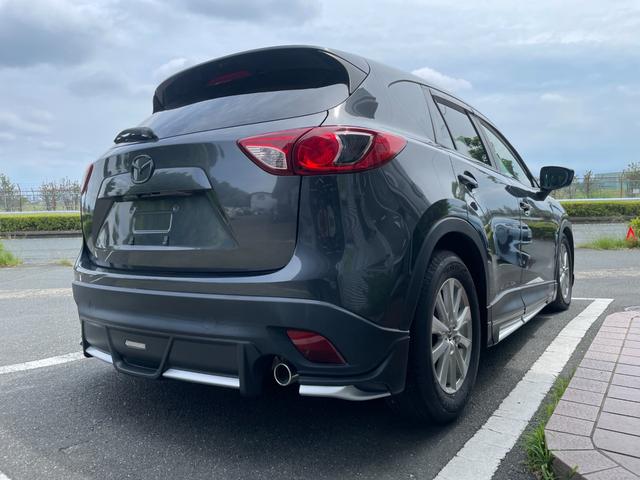 ＣＸ－５ ＸＤ　Ｌパッケージ　冠水歴車ナビＴＶバックカメラＥＴＣ車載器禁煙車サンルーフ付ディーゼルターボスマートキーＰスタートイモビ付衝突安全ボディー前席シートヒーター革シートオートライト衝突軽減ブレーキ純正アルミフォグ付（8枚目）