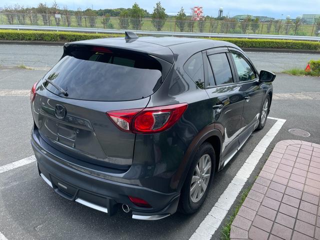 ＣＸ－５ ＸＤ　Ｌパッケージ　冠水歴車ナビＴＶバックカメラＥＴＣ車載器禁煙車サンルーフ付ディーゼルターボスマートキーＰスタートイモビ付衝突安全ボディー前席シートヒーター革シートオートライト衝突軽減ブレーキ純正アルミフォグ付（9枚目）
