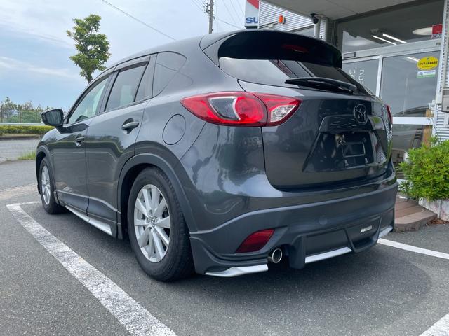 ＣＸ－５ ＸＤ　Ｌパッケージ　冠水歴車ナビＴＶバックカメラＥＴＣ車載器禁煙車サンルーフ付ディーゼルターボスマートキーＰスタートイモビ付衝突安全ボディー前席シートヒーター革シートオートライト衝突軽減ブレーキ純正アルミフォグ付（12枚目）