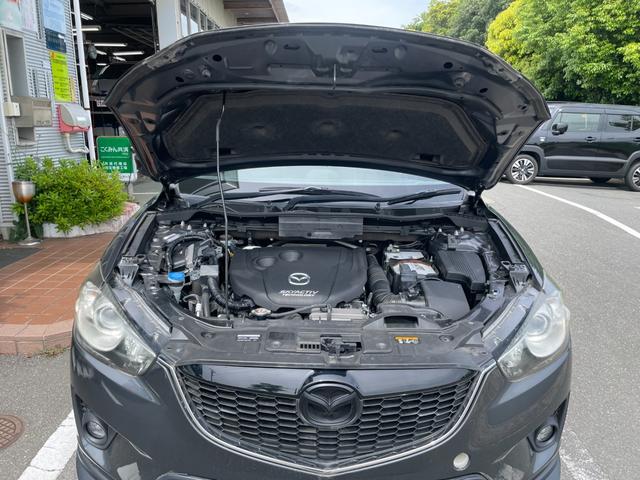 ＣＸ－５ ＸＤ　Ｌパッケージ　冠水歴車ナビＴＶバックカメラＥＴＣ車載器禁煙車サンルーフ付ディーゼルターボスマートキーＰスタートイモビ付衝突安全ボディー前席シートヒーター革シートオートライト衝突軽減ブレーキ純正アルミフォグ付（35枚目）
