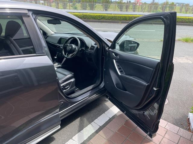 ＣＸ－５ ＸＤ　Ｌパッケージ　冠水歴車ナビＴＶバックカメラＥＴＣ車載器禁煙車サンルーフ付ディーゼルターボスマートキーＰスタートイモビ付衝突安全ボディー前席シートヒーター革シートオートライト衝突軽減ブレーキ純正アルミフォグ付（37枚目）