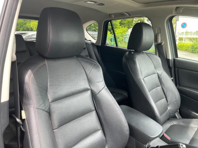 ＣＸ－５ ＸＤ　Ｌパッケージ　冠水歴車ナビＴＶバックカメラＥＴＣ車載器禁煙車サンルーフ付ディーゼルターボスマートキーＰスタートイモビ付衝突安全ボディー前席シートヒーター革シートオートライト衝突軽減ブレーキ純正アルミフォグ付（39枚目）