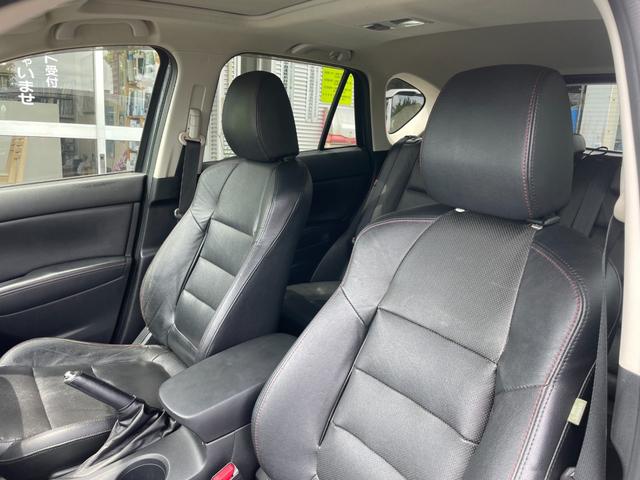 ＣＸ－５ ＸＤ　Ｌパッケージ　冠水歴車ナビＴＶバックカメラＥＴＣ車載器禁煙車サンルーフ付ディーゼルターボスマートキーＰスタートイモビ付衝突安全ボディー前席シートヒーター革シートオートライト衝突軽減ブレーキ純正アルミフォグ付（44枚目）