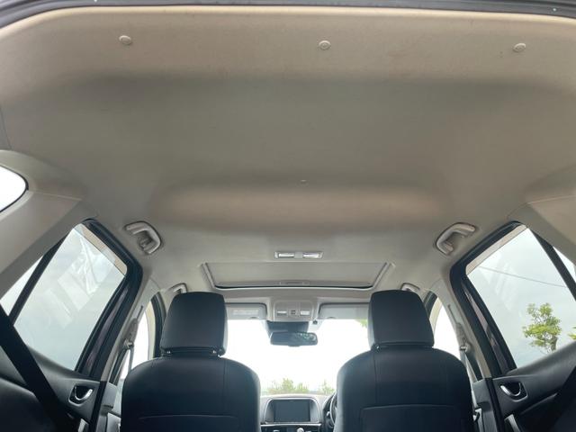 ＣＸ－５ ＸＤ　Ｌパッケージ　冠水歴車ナビＴＶバックカメラＥＴＣ車載器禁煙車サンルーフ付ディーゼルターボスマートキーＰスタートイモビ付衝突安全ボディー前席シートヒーター革シートオートライト衝突軽減ブレーキ純正アルミフォグ付（63枚目）