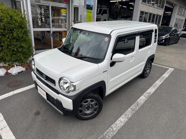ハスラー ハイブリッドＧ　冠水歴車ディスプレイオーディオＢＴ対応禁煙車スマートキーＰスタートイモビライザーハイブリッド車パール白デュアルカメラブレーキサポート衝突軽減ブレーキサイドカーテンエアバッグ前席シートヒーター（2枚目）