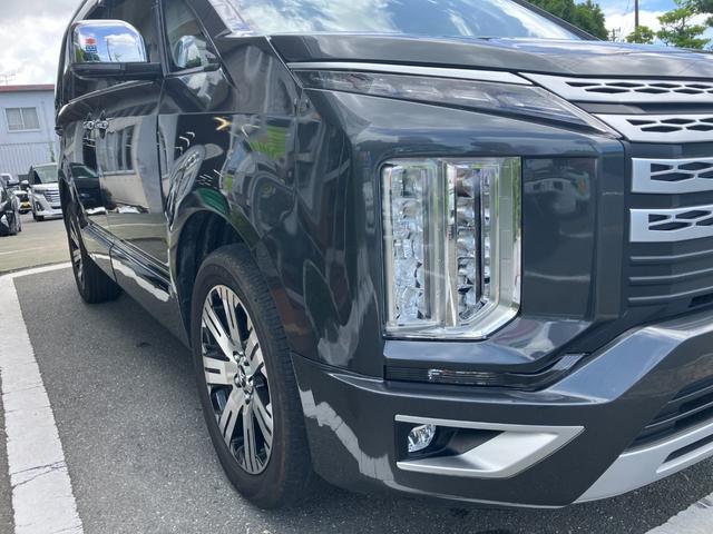 デリカＤ：５ Ｐ　冠水歴車純正ナビＴＶＣＤＤＶＤパノラミックモニターＨＤＭＩ入力パワーバックドア両側パワスラスマートキーＰスタートステアリングヒーターパートタイム４ＷＤＬＥＤヘッドＥＴＣ車載器クルーズコントロール禁煙車（15枚目）