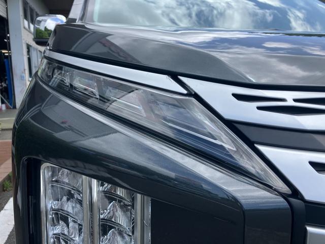 デリカＤ：５ Ｐ　冠水歴車純正ナビＴＶＣＤＤＶＤパノラミックモニターＨＤＭＩ入力パワーバックドア両側パワスラスマートキーＰスタートステアリングヒーターパートタイム４ＷＤＬＥＤヘッドＥＴＣ車載器クルーズコントロール禁煙車（18枚目）