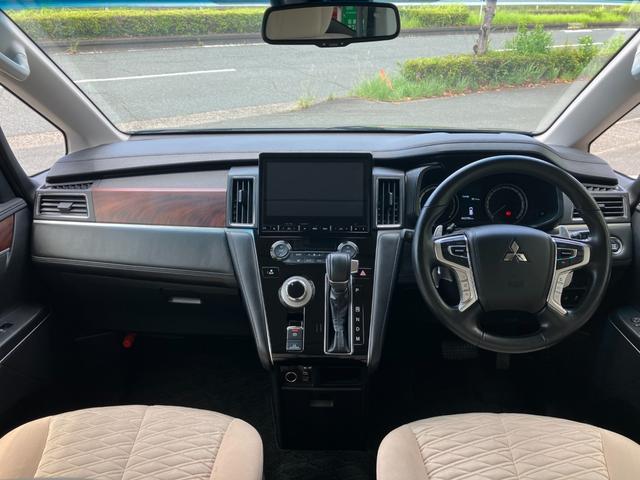 デリカＤ：５ Ｐ　冠水歴車純正ナビＴＶＣＤＤＶＤパノラミックモニターＨＤＭＩ入力パワーバックドア両側パワスラスマートキーＰスタートステアリングヒーターパートタイム４ＷＤＬＥＤヘッドＥＴＣ車載器クルーズコントロール禁煙車（50枚目）