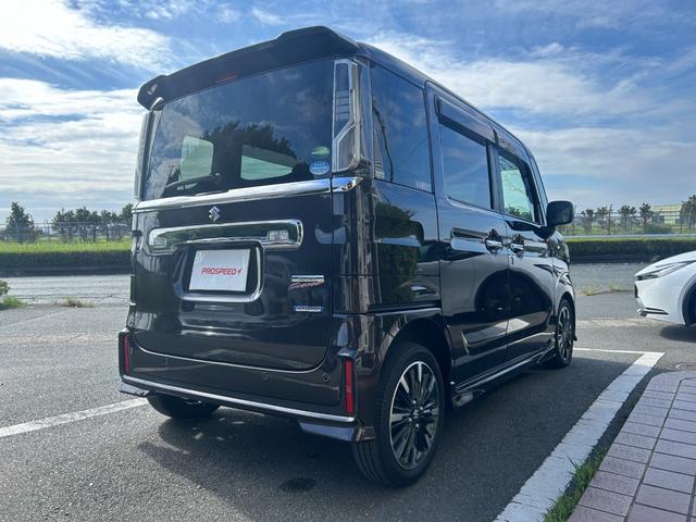 スペーシアカスタム ハイブリッドＸＳ　冠水歴車ナビＴＶＥＴＣ車載器ＢＴオーディオ対応禁煙車両側パワースライドドアスマートキー２本プッシュスタート純正アルミ運転席シートヒーターハイブリッド車デュアルカメラブレーキサポート踏み間違え防止装置（8枚目）