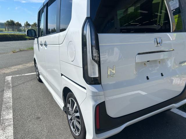 Ｎ－ＢＯＸカスタム ベースグレード　冠水歴車バックカメラステアリングスイッチセンシング衝突軽減ブレーキ踏み間違え防止先行車発信お知らせ機能アダプティブクルーズコントロールオートマチックハイビームオートリトラミラー前席シートヒーター禁煙車（22枚目）