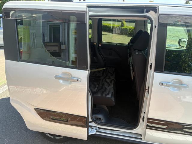 タント ファンクロス　冠水歴車ナビＴＶバックカメラ全方位モニターＢＴオーディオ対応ＥＴＣ車載器禁煙車両側パワスラスマートキーＰスタート前席シートヒータードライブレコーダースマートアシスト衝突軽減ブレーキ踏み間違え防止パール（52枚目）