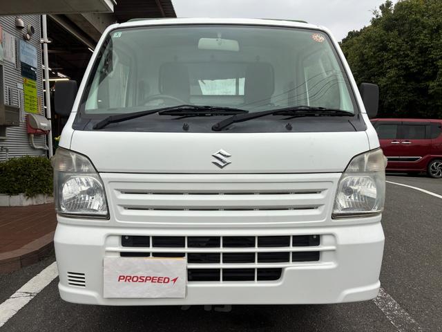 キャリイトラック ＫＣ　エアコンパワステ付２ＷＤ５ＭＴ三方開きメンテナンスノート取説付荷台幌車荷台内寸長さ１９７ＣＭ幅１３８ＣＭ床面地上高６８ＣＭヘッドライトレベライザースペアキースペアタイヤ運転席エアバッグ付（3枚目）