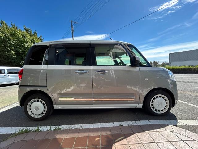 ムーヴキャンバス ストライプスＧ　冠水歴車ナビＴＶバックカメラ全方位モニタースマートキー２本Ｐスタートイモビ両側パワースライドドアスマートアシスト衝突軽減ブレーキ踏み間違え防止装置前席シートヒータードライブレコーダー禁煙車（7枚目）