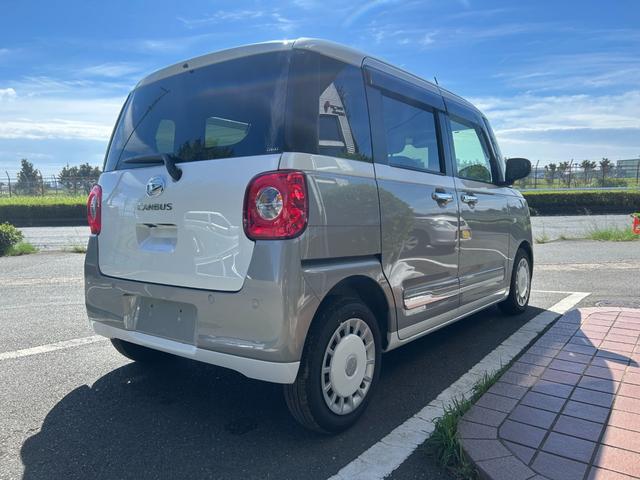ムーヴキャンバス ストライプスＧ　冠水歴車ナビＴＶバックカメラ全方位モニタースマートキー２本Ｐスタートイモビ両側パワースライドドアスマートアシスト衝突軽減ブレーキ踏み間違え防止装置前席シートヒータードライブレコーダー禁煙車（8枚目）