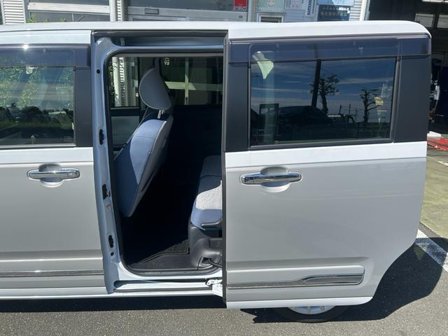 ムーヴキャンバス ストライプスＧ　冠水歴車ナビＴＶバックカメラ全方位モニタースマートキー２本Ｐスタートイモビ両側パワースライドドアスマートアシスト衝突軽減ブレーキ踏み間違え防止装置前席シートヒータードライブレコーダー禁煙車（50枚目）