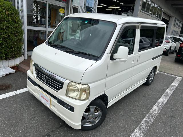 バモス Lターボローダウン 5ドアオートマ4名乗車インタークーラーターボエアコンパワステパワーウィンドキーレスエントリーフル装備スペアキー付ホワイトパールプライバシーガラスETC車載器メンテナンスノート取説付衝突安全ボディー(2枚目)