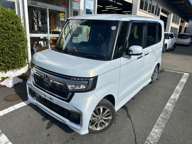 Ｎ－ＢＯＸカスタム Ｌ　冠水歴車ＥＴＣ車載器ドラレコ前後２カメラセンシングアダプティブクルコン左側パワスラ禁煙車スマートキーＰスタートイモビ充電用ＵＳＢジャックオートブレーキホールドサイドカーテンエアバッグオートリトラミラー（2枚目）