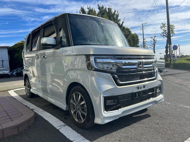 Ｎ－ＢＯＸカスタム Ｌ　冠水歴車ＥＴＣ車載器ドラレコ前後２カメラセンシングアダプティブクルコン左側パワスラ禁煙車スマートキーＰスタートイモビ充電用ＵＳＢジャックオートブレーキホールドサイドカーテンエアバッグオートリトラミラー（5枚目）