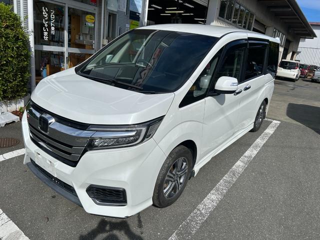 ステップワゴン e:HEVスパーダ 冠水歴車GEXホンダセンシングETC2.0ナビTVBT対応全方位モニターリヤフリップダウンモニターアダプティブクルコン禁煙車両側パワスラサイドカーテンエアバッグ前席シートヒーターパフォーマンスダンパー(2枚目)