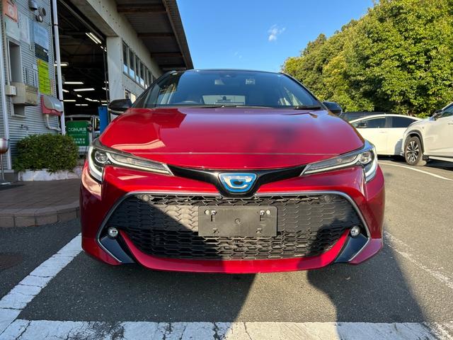 カローラスポーツ ハイブリッドＧ　スタイルパッケージ　冠水歴車ナビバックカメラＥＴＣ車載器セーフティセンスプリクラッシュセーフティーレーダークルコン禁煙車ＣＤＤＶＤ再生ブラインドスポットモニターメンテノート取説ドラレコ前後前席シートヒーターハイブリッド車（3枚目）