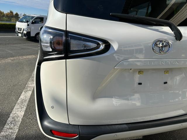 シエンタ Ｇ　冠水歴車ナビＴＶバックカメラＢＴオーディオ対応付３列シート７名乗車両側パワスラセーフティセンスプリクラッシュセーフティ衝突軽減ブレーキスマートキーＰスタートイモビライザー禁煙車衝突安全ボディーパール白（21枚目）