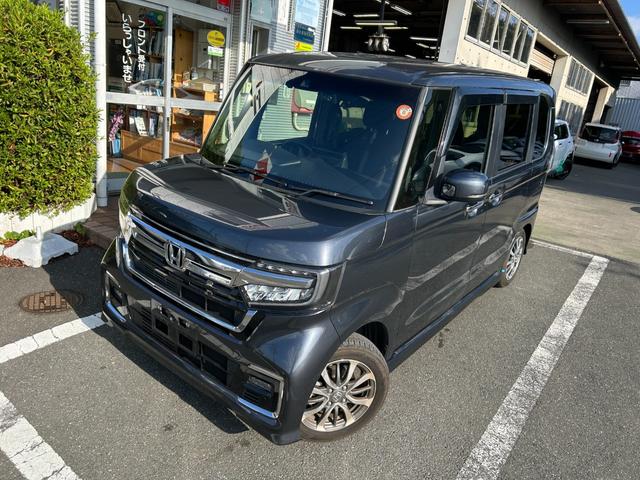Ｎ－ＢＯＸカスタム Ｌ　冠水歴車ナビＢＴ対応バックカメラＥＴＣ車載器センシング衝突軽減ブレーキアダプティブクルコン踏み間違防止禁煙車両側パワスラドラレコ前席シートヒーターサイドカーテンエアバッグスマートキー２本ＵＳＢジャック（2枚目）