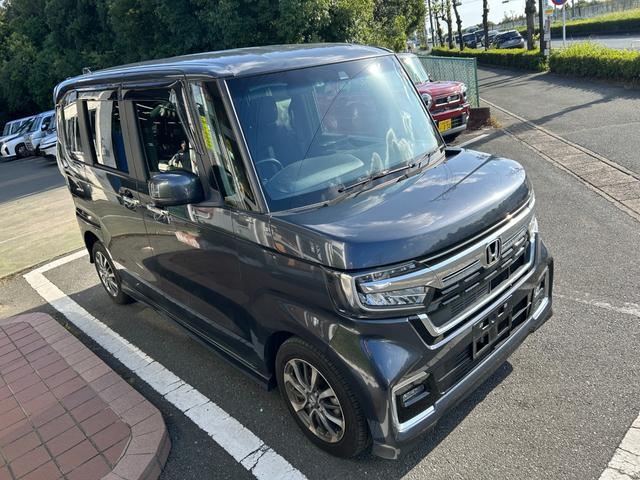 Ｎ－ＢＯＸカスタム Ｌ　冠水歴車ナビＢＴ対応バックカメラＥＴＣ車載器センシング衝突軽減ブレーキアダプティブクルコン踏み間違防止禁煙車両側パワスラドラレコ前席シートヒーターサイドカーテンエアバッグスマートキー２本ＵＳＢジャック（6枚目）