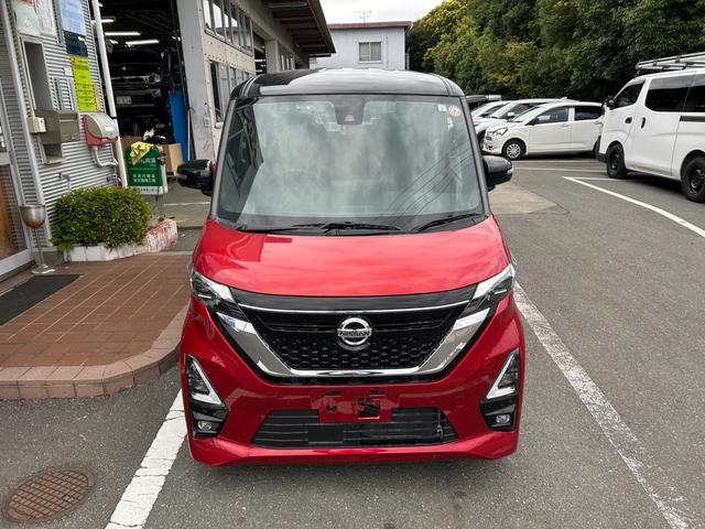 ルークス ハイウェイスター　Ｘ　プロパイロットエディション　冠水歴車ナビＴＶバックカメラＢＴオーディオ対応ＡＵＸ入力パノラミックモニターエマージェンシーブレーキプロパイロットアダプティブクルコンスマートキーＰスタート両側パワスラ禁煙車ＬＥＤヘッド純正アルミ（4枚目）