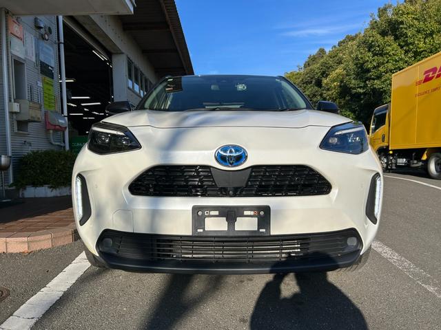ヤリスクロス ハイブリッドZ 冠水歴車ナビバックカメラ禁煙車セーフティセンスプリクラッシュセーフティークルーズコントロールスマートキー2本Pスタート前席シートヒーターオートマチックハイビームハイブリッド車ドラレコ純正アルミイモビ付(3枚目)
