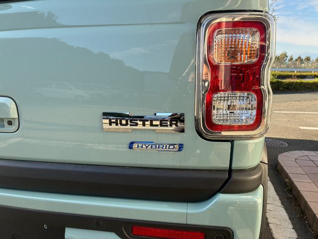 ハスラー ハイブリッドＸ　冠水歴車ナビＴＶバックカメラ全方位モニターＢＴオーディオ対応ＥＴＣ車載器デュアルカメラブレーキサポート衝突軽減ブレーキ踏み間違防止装置禁煙車前席シートヒーターメンテナンスノート取説付スマートキー２本（19枚目）