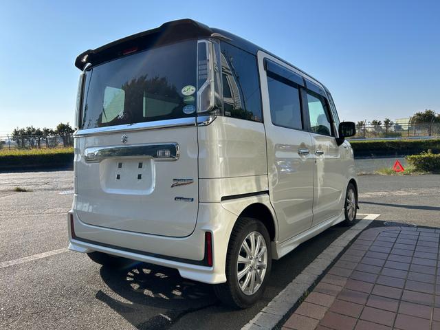 スペーシアカスタム ハイブリッドＸＳターボ　冠水歴車ＥＴＣ車載器インタークーラーターボ運転席シートヒーターパドルシフトパワーアウトレットスマートキー２本Ｐスタートイモビライザー付禁煙車バックカメラ付衝突安全ボディー衝突軽減ブレーキ無し（8枚目）